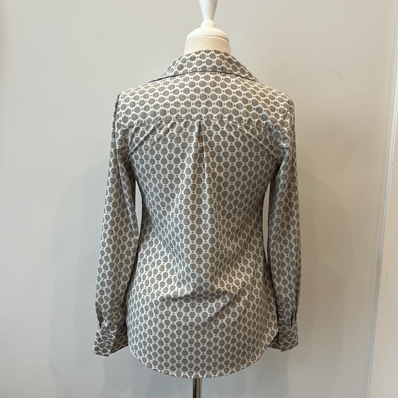 Merona Gray & White Button Down Dress Shirt - XS - Picture 2 of 9